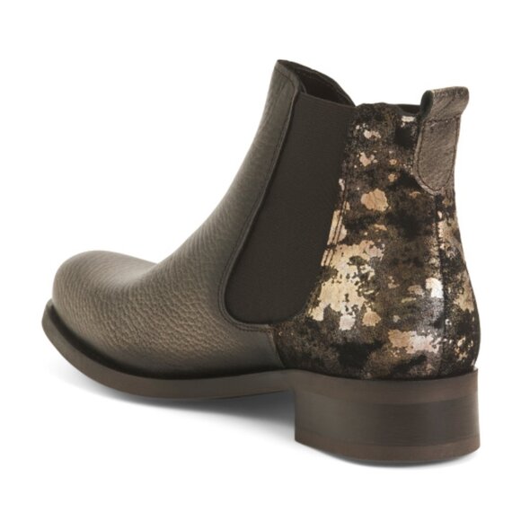 LAIF Made In Portugal Leather Comfort Ankle Booties - Picture 2 of 3